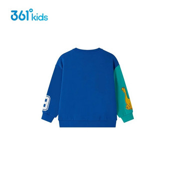361 градуса пуловер суитшърт детски момчета плетен пуловер пуловер с кръгло деколте пуловер есен анимационен цвят блокиращ спортен топ