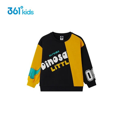 361 laipsnių megztinis megztinis vaikams berniukams megztas megztinis apvaliu kaklu Megztinis megztinis rudens animacinis filmas Spalva blokuojantis sportinis viršus