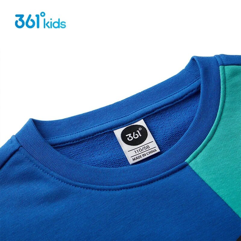 361 laipsnių megztinis megztinis vaikams berniukams megztas megztinis apvaliu kaklu Megztinis megztinis rudens animacinis filmas Spalva blokuojantis sportinis viršus