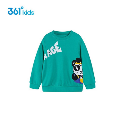 361 laipsnio megztinis vaikams 2023 m. ruduo Naujas stilius mielas apvalia apykakle, madinga animacinis džemperis Panda Print Megztinis, sportinis viršus