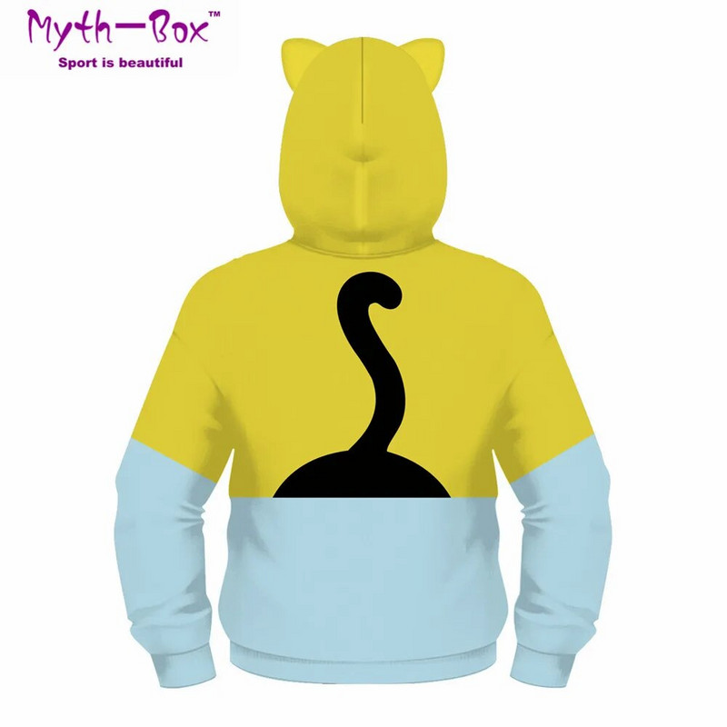 Rudens žiemos vaikiški megztiniai su kačių 3D spausdinimu Drabužiai Vaikiški megztiniai Jaunesniems vaikiški megztiniai 5-12m berniukų ir mergaičių megztinis su gobtuvu