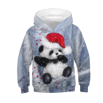 Rudens žiemos vaikiški megztiniai kalėdiniai paltai Vaikiški megztiniai jaunesniems vaikams paaugliams su gobtuvu sportinė apranga 5-14 m berniukų megztiniai su gobtuvu