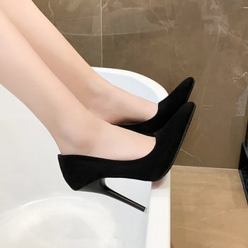 Φθινοπωρινό Stiletto Ψηλοτάκουνα Γυναικεία Παπούτσια Μόδα Cool 12cm Λεπτό τακούνι Νυφικά Παπούτσια Συμπόσιο Γυναικεία Παπούτσια Plus Size 50