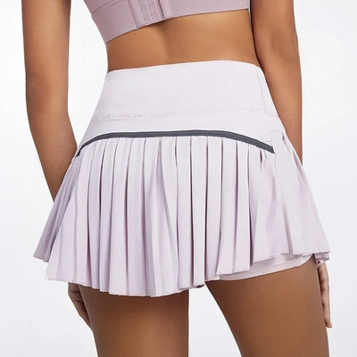 Cloud Rise Pocket Tenisa svārki Sporta zāle Golfa skriešanas kroku biksīšu svārki Liela izmēra SEXY Women XS-XXL Sports Fitness Skort ar augstu vidukli