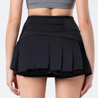 Cloud Rise Pocket Tenisa svārki Sporta zāle Golfa skriešanas kroku biksīšu svārki Liela izmēra SEXY Women XS-XXL Sports Fitness Skort ar augstu vidukli