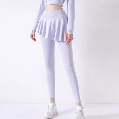 Cloud Hide XXL Sievietēm SEXY Tenisa Svārki Badmintons Golfs Deju Skort Lielizmēra Legingi Augsts Viduklis Fitnesa Treniņa Skriešanas Bikses