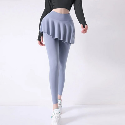 Cloud Hide XXL Sievietēm SEXY Tenisa Svārki Badmintons Golfs Deju Skort Lielizmēra Legingi Augsts Viduklis Fitnesa Treniņa Skriešanas Bikses