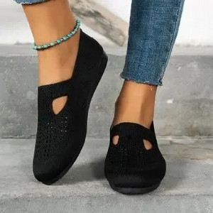 Női Lapos Cipők Tavaszi egyszínű Kényelmes Alkalmi Női Cipők Női Slip-On Balerina Flats Női Sétáló Loafer Cipők