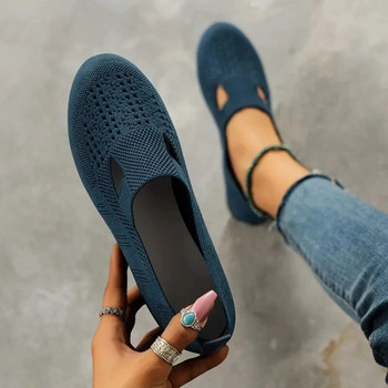 Γυναικεία φλατ παπούτσια Ανοιξιάτικα μονόχρωμα Άνετα casual γυναικεία παπούτσια Γυναικεία slip-on μπαλαρίνα γυναικεία παπούτσια για περπάτημα loafer