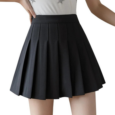 Λευκή μαύρη φούστα τένις Skort Tennis πλισέ φούστα τένις με σορτς Mini φούστα Lulu για Γυναικεία Skort Αθλητική φούστα Falda Σέξι