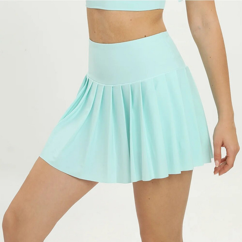 Спортна пола за тренировки по бягане Бързосъхнеща пола за фитнес йога Тенис Пола за голф Дамска плисирана пола за бадминтон