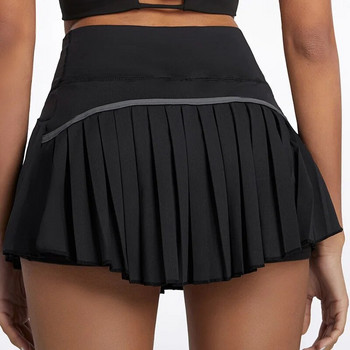 Cloud Hide Γυναικείες ασφαλείς φούστες τένις XS-XXL Γκολφ για τρέξιμο πλισέ παντελόνι SEXY Sports Fitness Σορτς γυμναστικής Τσέπη ψηλόμεσο φούστα