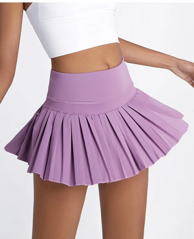Cloud Hide Női Biztonságos Teniszszoknyák XS-XXL Golf Futó Rakott nadrágszoknya SEXY Sport Fitness Tornatermi rövidnadrág Magas derekú Skort