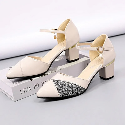 Zapatos Dama női divat kiváló minőségű ezüst esküvői magassarkú cipő Női Golden Party Night Club pumpák tavaszra G5574