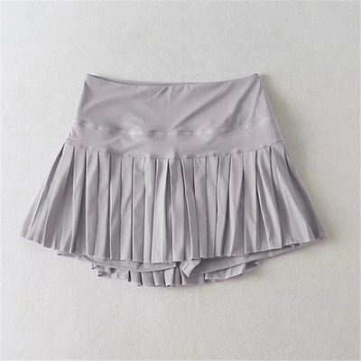2023 Nylon Pocket Gym Golf Futó Rakott Tenisz Jóga Szoknyák Női Sport Fitness Anti Shorts Magas derekú teniszszoknyák