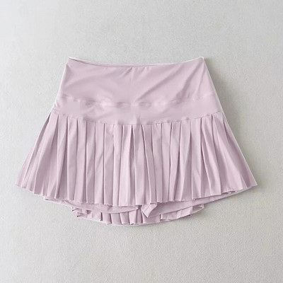 2023 Nylon Pocket Gym Golf Futó Rakott Tenisz Jóga Szoknyák Női Sport Fitness Anti Shorts Magas derekú teniszszoknyák