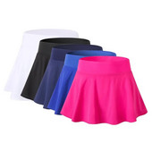 Τένις Skorts Sports Fitness Yoga Κοντή φούστα Badminton που αναπνέει γρήγορα Γυναικεία αθλητική φούστα τένις κατά της έκθεσης