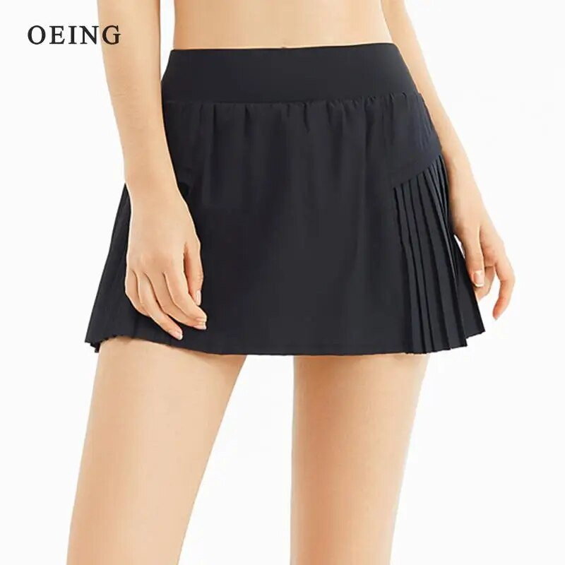 Тенис поли Бадминтон Голф пола Висока талия Фитнес къси панталони Дамски атлетични бягащи фитнес спортни шорти с джоб за телефон