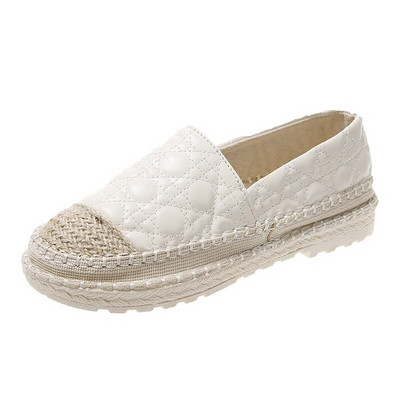 Sieviešu Espadrilles Kurpes Loafers 2023 Rudens Jauna Mode Plakanie Zvejnieku Apavi Audekls Kaņepju Slip uz elpojošiem ikdienas apaviem