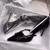 Punk Wind Fashion magassarkú nagy méretű fém csat női cipővel nyári szandál Új nagy méretű 42 Zapatos De Mujer pumpák