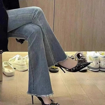 Punk Wind Fashion ψηλοτάκουνα μεγάλο μέγεθος μεταλλική αγκράφα με γυναικεία παπούτσια καλοκαιρινά σανδάλια Νέο μεγάλο μέγεθος 42 Zapatos De Mujer Pumps