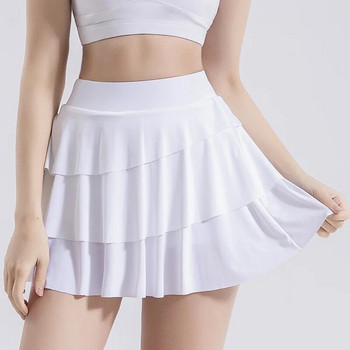 Cloud Hide SEXY Golf Tennis Skirts for Ladies Dancing Pocket Shorts Women S-XXL Fitness Shorts High Waist Workout Running Skirt