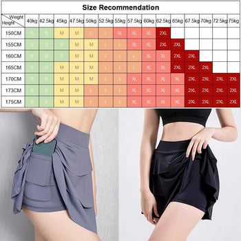 Cloud Hide SEXY Golf Tennis Skirts for Ladies Dancing Pocket Shorts Women S-XXL Fitness Shorts High Waist Workout Running Skirt