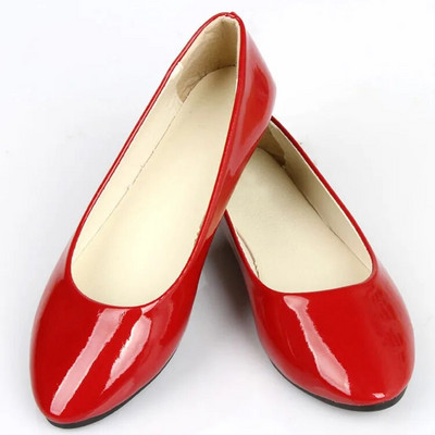 Candy Color Loafers Nyári Női Lapos Cipők Lakkbőr Női Lapos Kényelmes Cipő Női Nagy méretű EU42 WSH2215