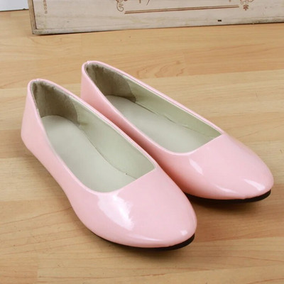 Candy Color Loafers Nyári Női Lapos Cipők Lakkbőr Női Lapos Kényelmes Cipő Női Nagy méretű EU42 WSH2215