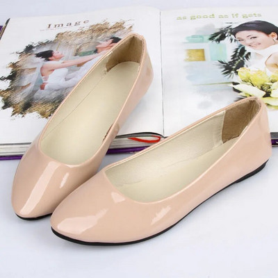Candy Color Loafers Nyári Női Lapos Cipők Lakkbőr Női Lapos Kényelmes Cipő Női Nagy méretű EU42 WSH2215