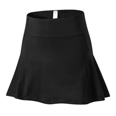 Egyszínű női tenisz tollaslabda Skort gyakorlat jóga szoknya Gyorsan száradó dupla rétegű, magas derekú rövidnadrág szoknya egyedi logó