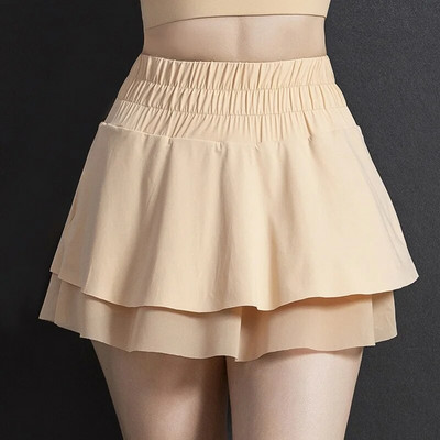Cloud Hide Női Zseb Teniszszoknyák Sport Golfszoknya Fitness Tánc rövidnadrág Magas derekú Gyorsszáraz Edzőterem Edzés Futó Skort