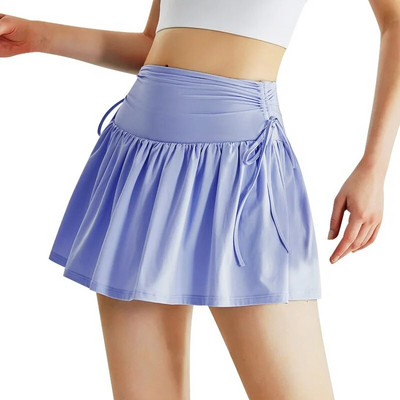 Cloud Hide Magas derekú teniszszoknyák nőknek S-XXL Sport golfnadrágszoknya Fitness Táncos rövidnadrág Otthoni Edzőterem Edzés Futó Skort