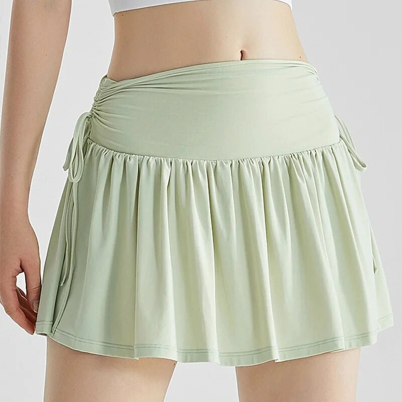 Cloud Hide Тенис поли с висока талия за жени S-XXL Спортни панталони за голф Фитнес Шорти за танци Шорти за домашна фитнес тренировка за бягане