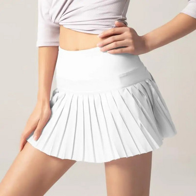 Cloud Hide XS-XXL Τένις Φούστες Γυναικεία Γκολφ μπάντμιντον Πλισέ παντελόνι Αθλητικό γυμναστήριο Γυμναστήριο Σορτς Τηλέφωνο Τσέπη Ψηλόμεσο φούστα