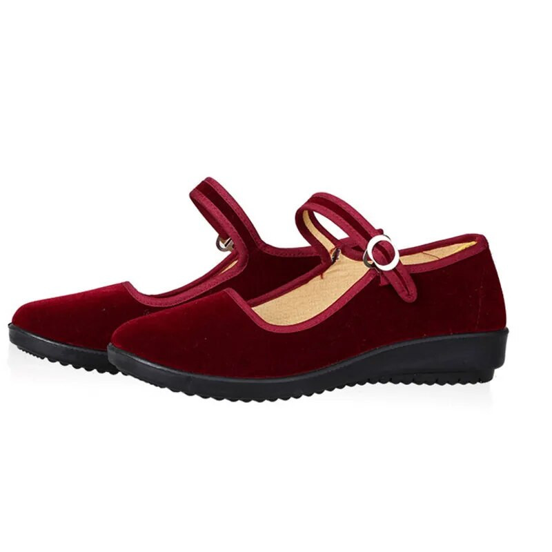 Пролетни дамски черни балетки с равни обувки Mary Janes Ежедневни дамски обувки с плоска платформа Удобни дамски обувки Слипони Дамски обувки