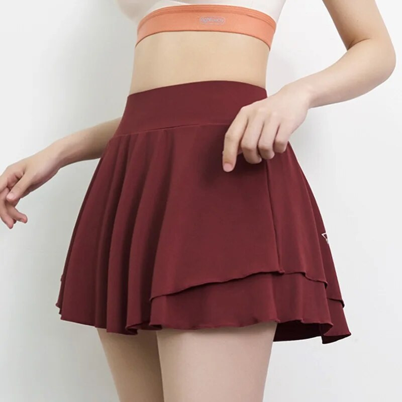 Cloud Hide Quick Dry Sports Skirt Gym Dancing Tennis Polls for Women XL Workout Cycling Fitness Shorts Шорти за бягане с висока талия