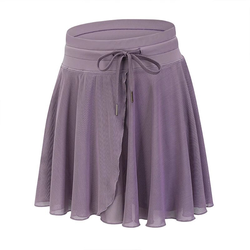 Нова лятна дамска спортна пола с панталон Висока талия Дишаща къса пола за упражнения за бягане Бързосъхнеща тенис пола