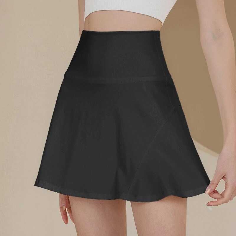 Дамска спортна пола за йога с висока талия Бързосъхнещо облекло за фитнес за йога Дишаща пола за бягане Панталони