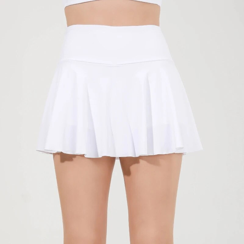 Горещи разпродажби Дамски спортни панталони Пола Дишаща къса пола за упражнения за бягане Бързосъхнеща тенис пола