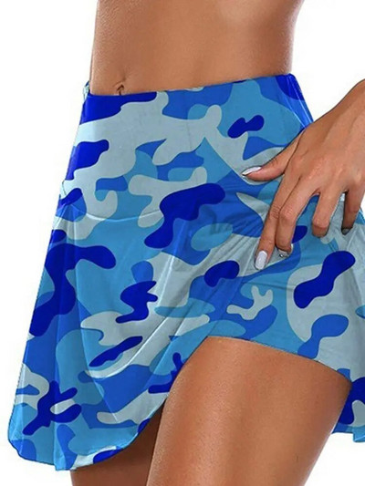 Sportlik pehme naiste seelik suvine kamuflaaž kõrge vöökohaga miniseelik Spordirõivaste vooder Slim 2022 New Street Hot naiste lühikesed seelikud