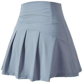 Дамска спортна плисирана пола за голф Фитнес атлетични тенис поли с висока талия Бързосъхнеща къса рокля за бягане