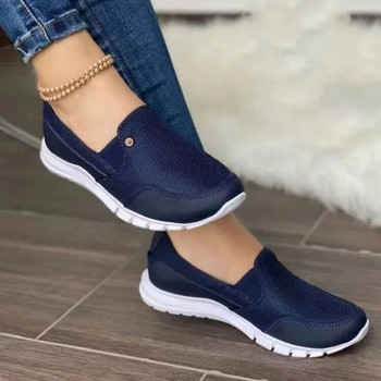 Μεγάλο 2023 Νέα Γυναικεία Επωνυμία Καλοκαιρινό Διχτυωτό Πόδι Μόδα Casual Γυναικεία One Step Lazy Flat παπούτσια Casual παπούτσια 36-43