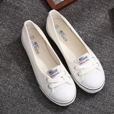Γυναικεία παπούτσια μπαλέτα Loafers Casual αναπνεύσιμα γυναικεία φλατ slip on μόδα 2023 Καμβάς φλατ Γυναικεία παπούτσια με χαμηλό ρηχό στόμα