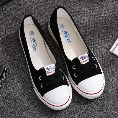 Γυναικεία παπούτσια μπαλέτα Loafers Casual αναπνεύσιμα γυναικεία φλατ slip on μόδα 2023 Καμβάς φλατ Γυναικεία παπούτσια με χαμηλό ρηχό στόμα