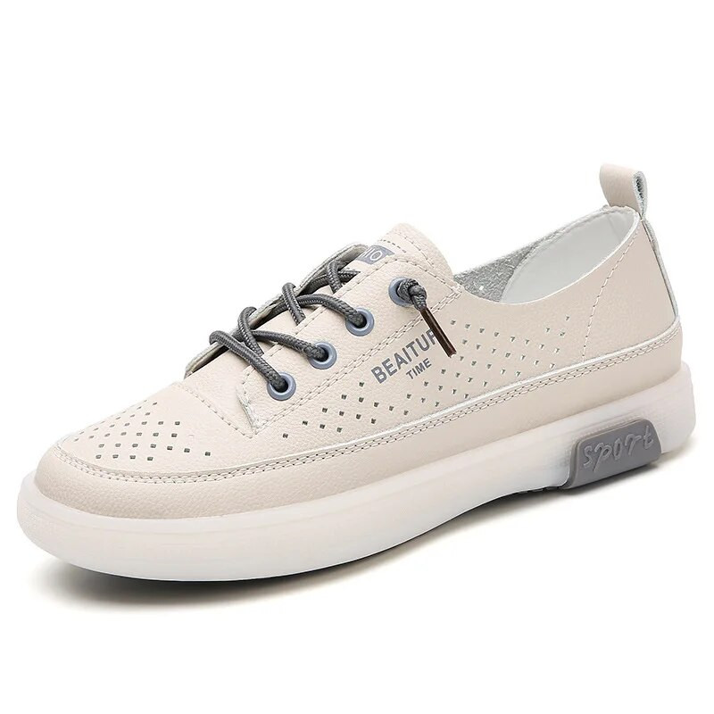 Дамски пролетни летни обувки с обувки за ходене Модни кухи маратонки Дамски ежедневни масивни вулканизирани обувки Мокасини Мокасини