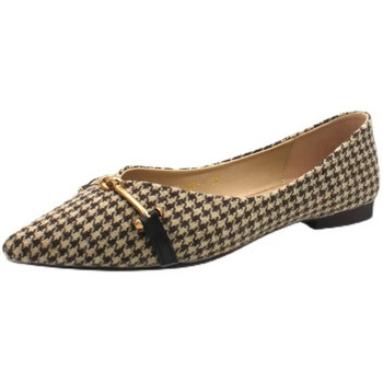 Плоски дамски обувки с остри пръсти Карирани мокасини Летни пролетни ежедневни обувки за жени Малък размер 31 32 33 34 Дамски равни обувки