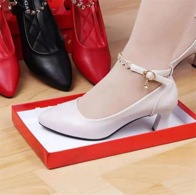 Cresfimix Zapato Tacon Γυναικεία Χαριτωμένα ψηλοτάκουνα παπούτσια με λουράκι με πόρπη για γυναικεία πάρτι Ροζ χρυσές αντλίες γάμου H5955