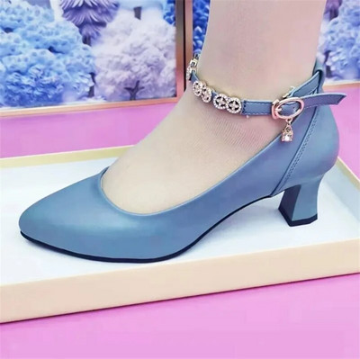 Cresfimix Zapato Tacon Γυναικεία Χαριτωμένα ψηλοτάκουνα παπούτσια με λουράκι με πόρπη για γυναικεία πάρτι Ροζ χρυσές αντλίες γάμου H5955