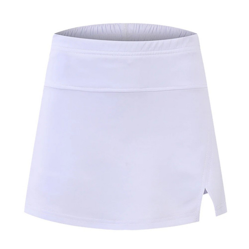 F061 Populārs vienkārša stila tenisa sporta veids ar elastīgu jostasvietu un ventilācijas atveri, 4 krāsu izvēles poliestera sieviešu svārki, golfa skriešana